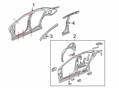 2010 Pontiac G6 Uniside Diagram