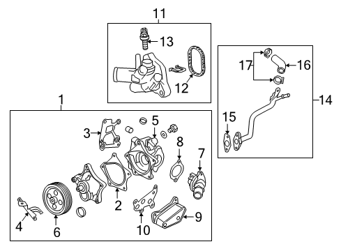 2021 Chevy Equinox Water Pump Diagram