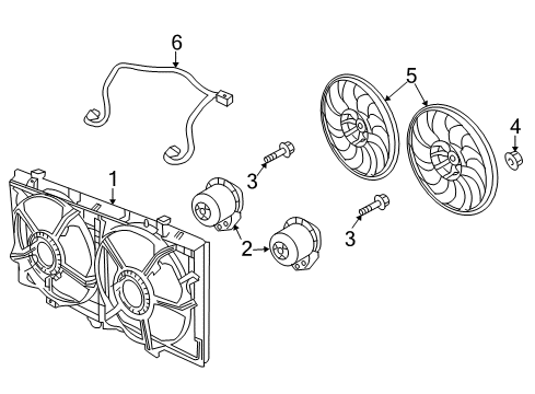 2013 Chevy Caprice Cooling System, Radiator, Water Pump, Cooling Fan Diagram 4 - Thumbnail