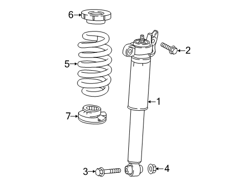 2021 GMC Acadia Shocks & Components - Rear Diagram 2 - Thumbnail