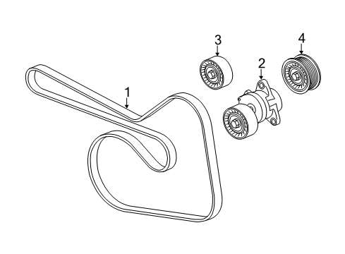 2015 Chevy Cruze Belts & Pulleys, Maintenance Diagram 3 - Thumbnail