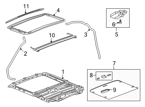 2009 Saturn Vue Sunroof Diagram