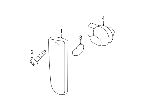 2006 Chevy HHR Rear Lamps - Side Marker Lamps Diagram