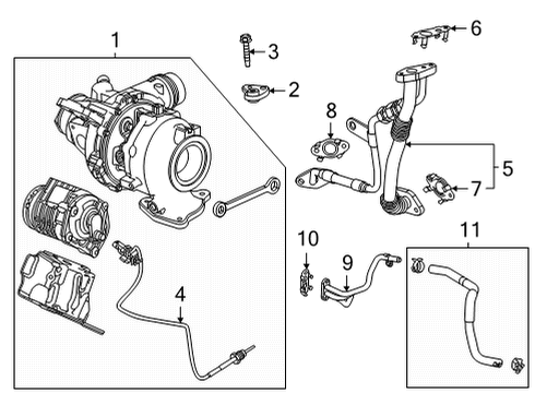 2022 GMC Yukon Turbocharger Diagram 2 - Thumbnail