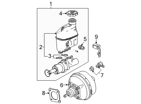 2008 Chevy Malibu Dash Panel Components Diagram 1 - Thumbnail