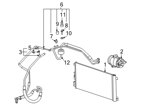 2007 Chevy Malibu Switches & Sensors Diagram