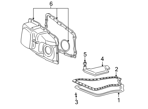 2003 Buick Regal Automatic Transmission, Maintenance Diagram