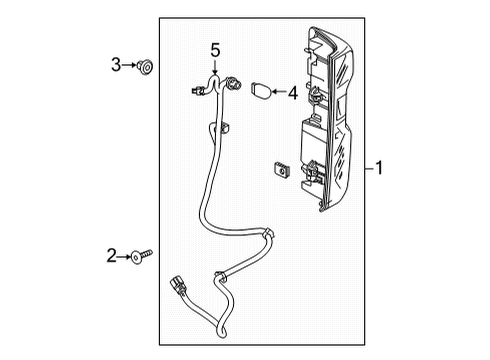 2024 Chevy Silverado 2500 HD HARNESS ASM-T/LP WRG Diagram for 85146419