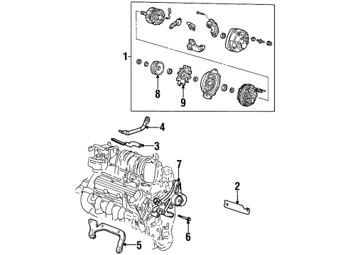 1997 Buick LeSabre Alternator Diagram 2 - Thumbnail