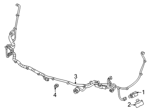 2022 Chevy Trailblazer Electrical Components - Front Bumper Diagram