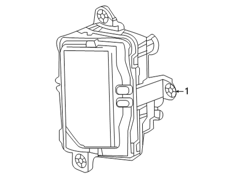 2022 GMC Yukon XL Fog Lamps Diagram