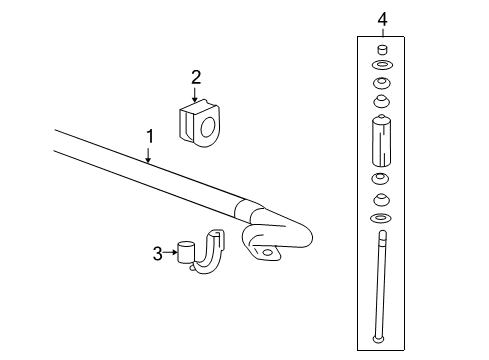 2007 Chevy Silverado 3500 HD Front Suspension, Control Arm Diagram 4 - Thumbnail