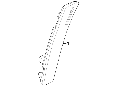 2023 Cadillac LYRIQ Side Marker Lamps Diagram