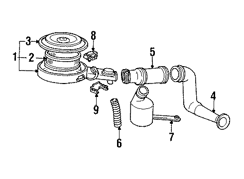 1993 Chevy Lumina APV Powertrain Control Diagram