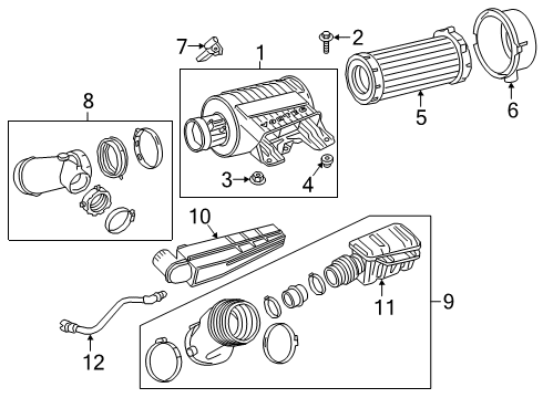 2016 Chevy Express 3500 Filters Diagram 1 - Thumbnail