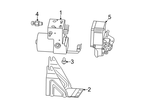 2005 Cadillac CTS Anti-Lock Brakes Diagram 1 - Thumbnail