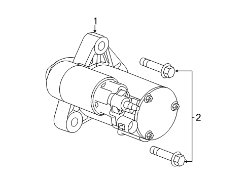 2019 Buick Regal TourX Starter Diagram