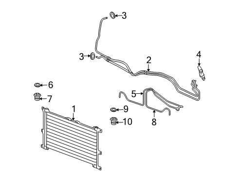 2006 Cadillac STS Trans Oil Cooler Diagram 2 - Thumbnail