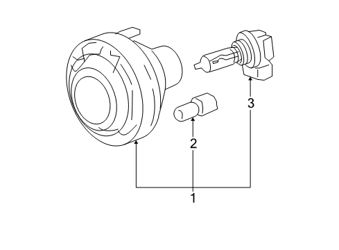 2006 Buick LaCrosse Bulbs Diagram 2 - Thumbnail