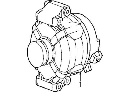 2006 Pontiac Solstice Alternator Diagram 1 - Thumbnail