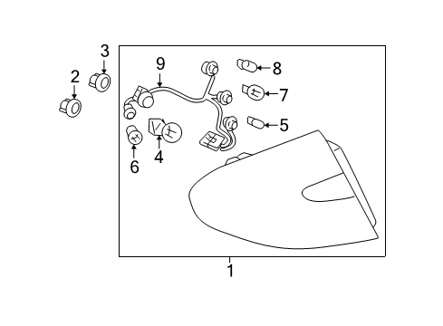 2005 Buick LaCrosse Bulbs Diagram 6 - Thumbnail