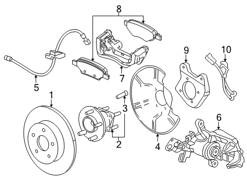 2018 Chevy Cruze Anti-Lock Brakes Diagram