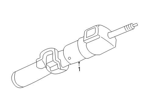 1996 Chevy K2500 Steering Column, Steering Wheel & Trim Diagram 2 - Thumbnail