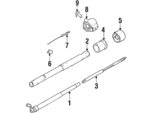 1987 GMC Jimmy Ignition Lock, Electrical Diagram 2 - Thumbnail