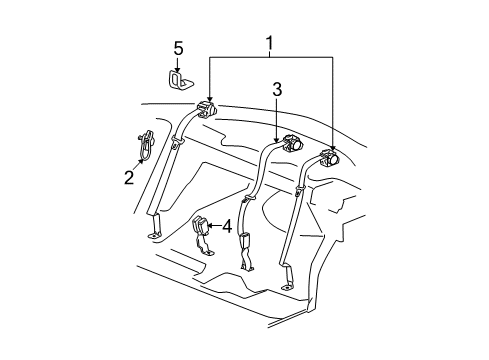 2010 Chevy Malibu Seat Belt Diagram 3 - Thumbnail