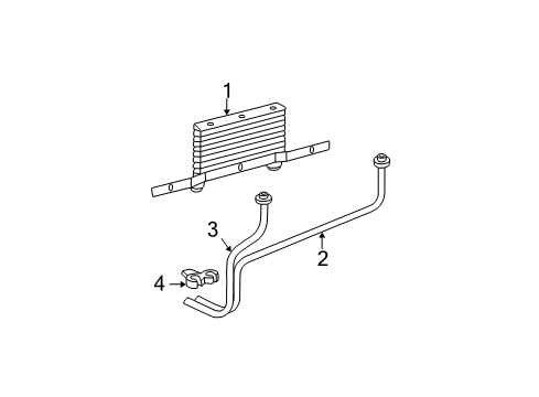 2007 GMC Sierra 2500 HD Classic Trans Oil Cooler Diagram 3 - Thumbnail