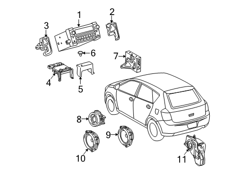 2010 Pontiac Vibe Sound System Diagram