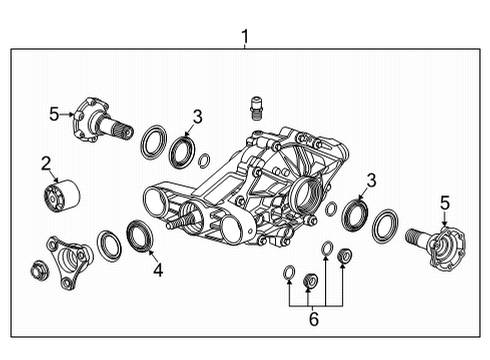 2024 Cadillac CT4 Axle & Differential  Diagram 2 - Thumbnail