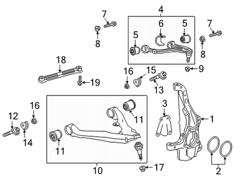 2023 Chevy Tahoe Front Suspension Components Diagram