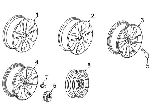 2020 Buick Encore GX Wheels Diagram