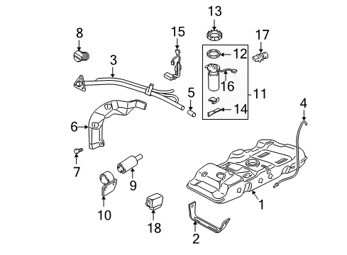 2003 Chevy Venture Filters Diagram 3 - Thumbnail