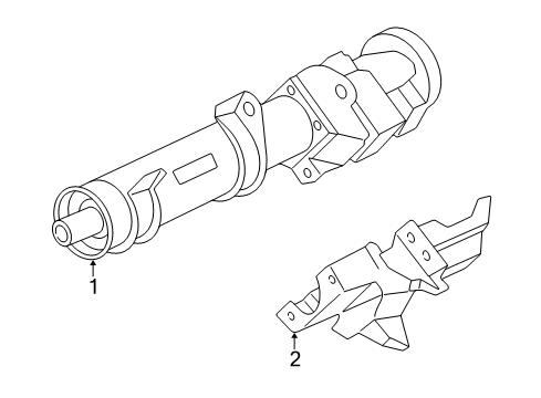 2003 Oldsmobile Alero Steering Column, Steering Wheel Diagram