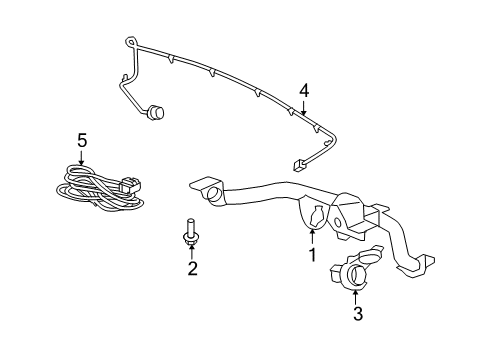 2011 Chevy Traverse Trailer Hitch Components Diagram