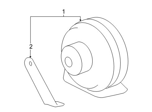 2012 Cadillac Escalade EXT Horn Diagram