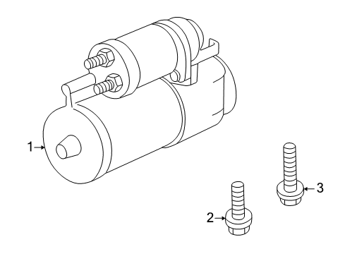 2005 Buick Terraza Starter Diagram