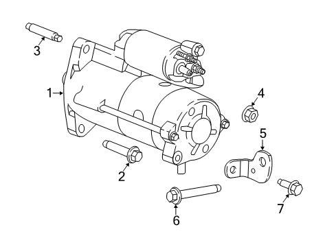 2021 Chevy Equinox Starter Diagram