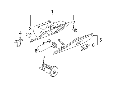 2006 Buick LaCrosse Bulbs Diagram 4 - Thumbnail