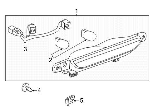 2022 Chevy Bolt EV Backup Lamps Diagram