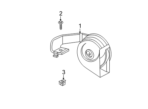 2022 Cadillac CT4 Horn Diagram