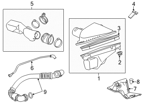 2014 Cadillac ATS Air Intake Diagram 3 - Thumbnail