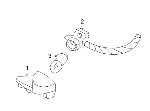 2002 Pontiac Aztek License Lamps Diagram