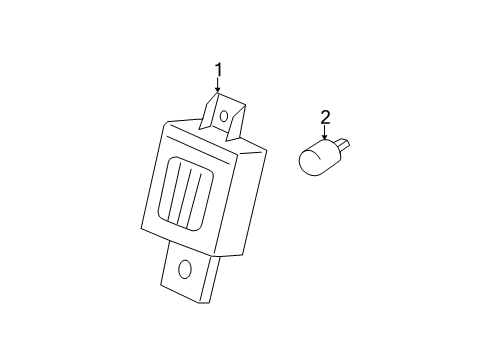 2016 Chevy Silverado 1500 Bulbs Diagram 2 - Thumbnail