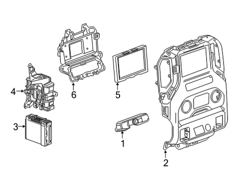 2023 Chevy Silverado 3500 HD Sound System Diagram