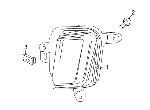 2016 Cadillac CT6 Fog Lamps Diagram