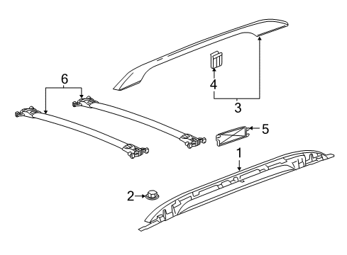 2012 Chevy Equinox Luggage Carrier Diagram