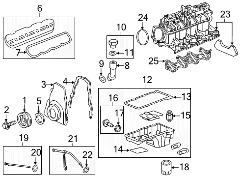 2016 Chevy Silverado 3500 HD Intake Manifold Diagram 2 - Thumbnail